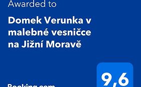 Domek Verunka v malebné vesničce na Jižní Moravě